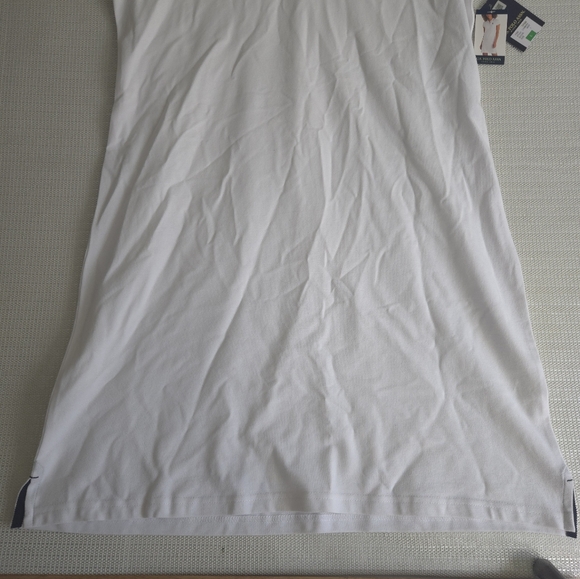 US Polo Association White Cotton Casual Dress  Collared Pullover - Picture 2 of 12